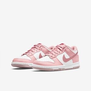 Nike Dunk Low in Pink Glaze/White/Pomegranate/Pink Glaze